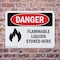Signmission Flammable Liquids Stored Here Danger Sign, Plastic, 10in W x 7in L, 2PK OS-2PACK-DS-P-710-L-1240 - alternate 7